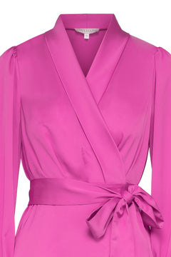 Iza Maxi Dress - Lipstick Pink