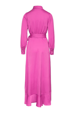 Iza Maxi Dress - Lipstick Pink