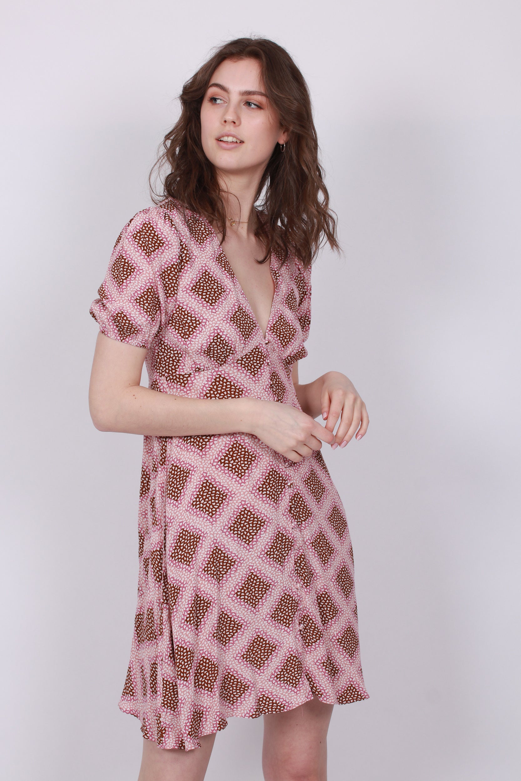 Petunia Short Dress - Foulard - Samsøe Samsøe - Kjoler - VILLOID.no