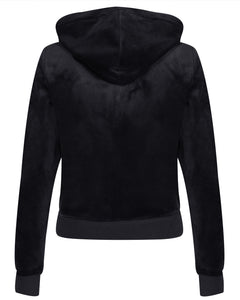Robertson Classic Velour Zip Hoodie - Black - Juicy Couture - Gensere - VILLOID.no