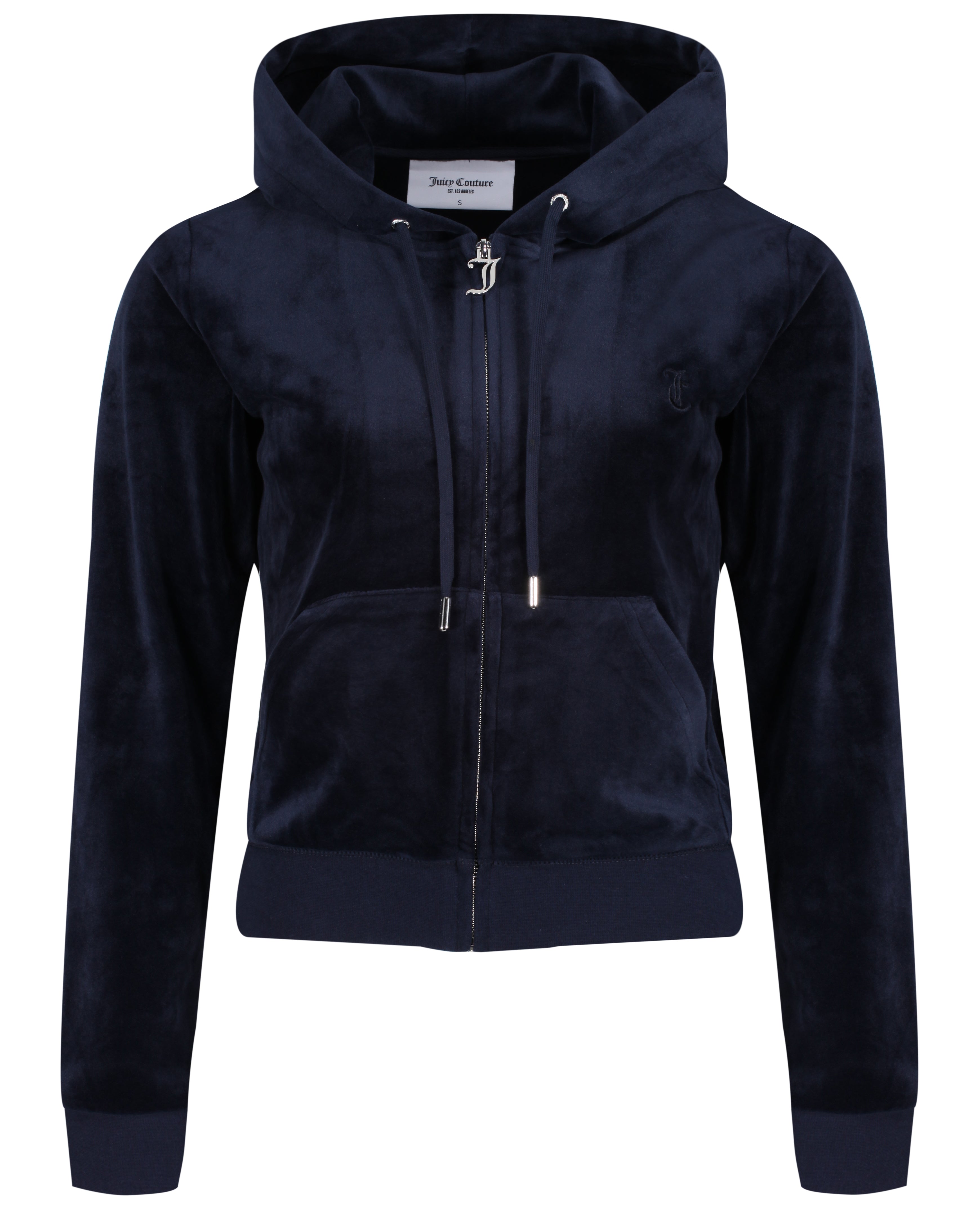 Robertson classic velour zip through hoodie Clearance