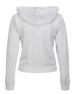 Robertson Classic Velour Zip Hoodie - Quite Gray