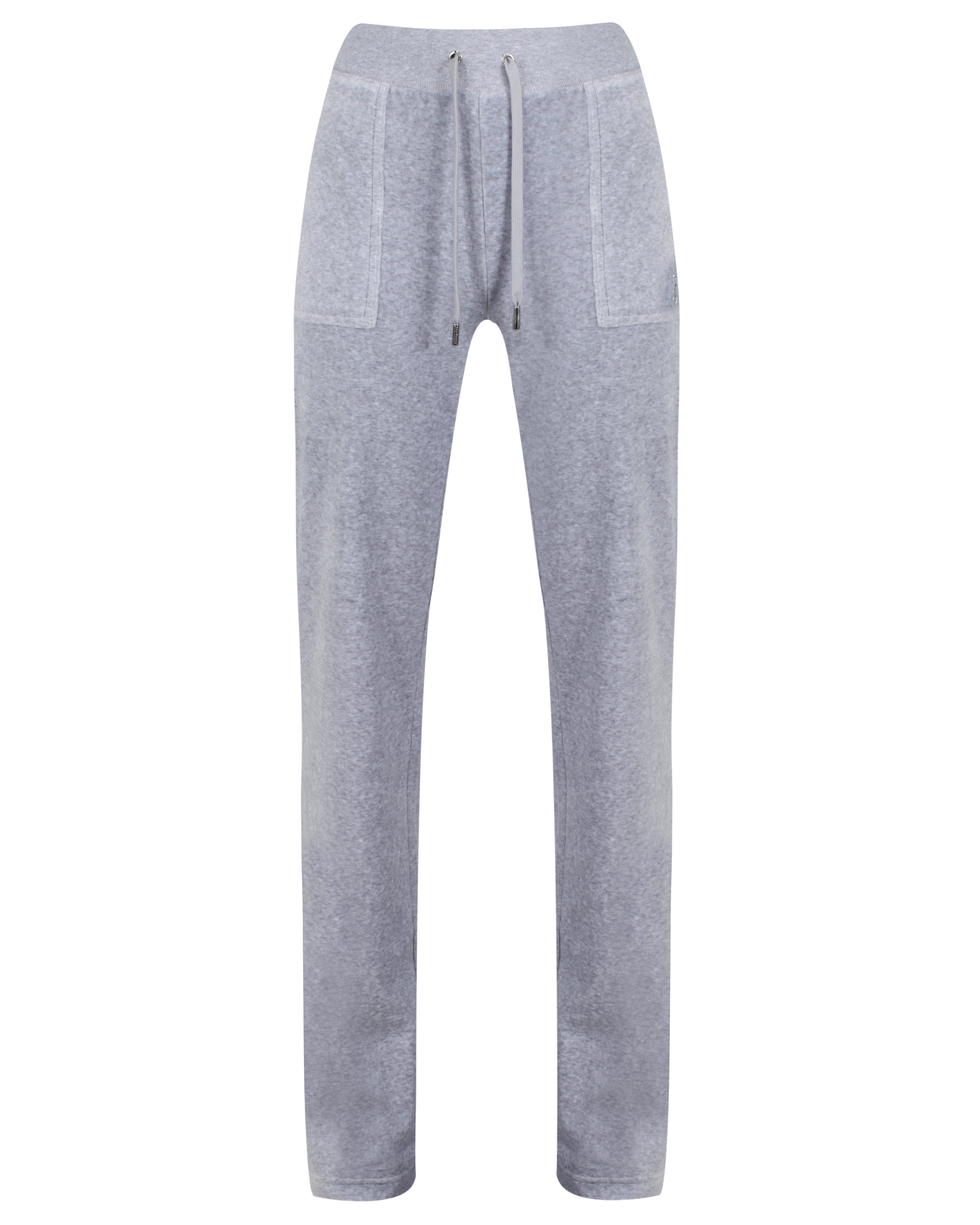 Del Ray Classic Velour Pant Pocket - Grey Melange - Juicy Couture - Bukser & Shorts - VILLOID.no