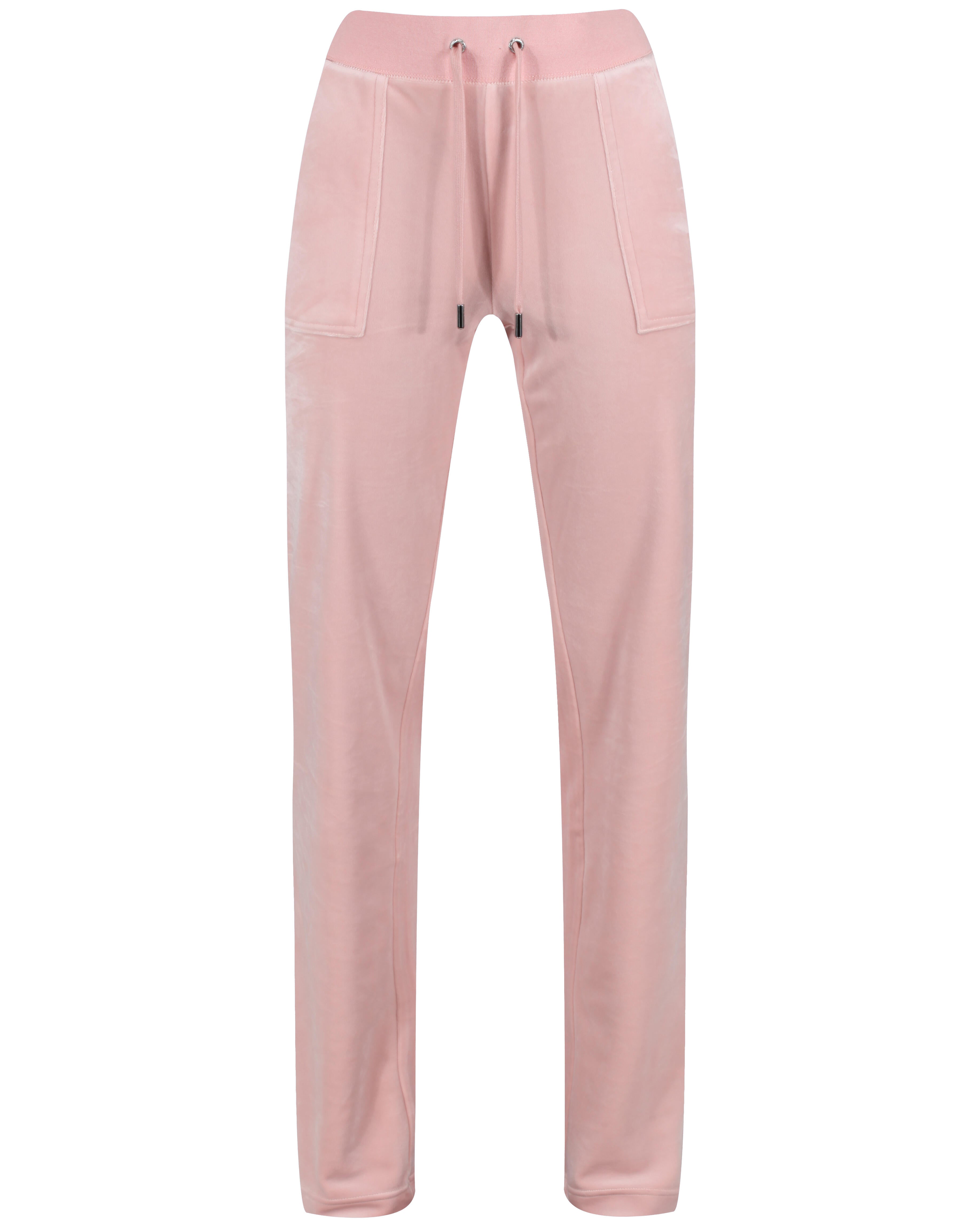 Del Ray Classic Velour Pant Pocket - Pale Pink