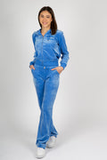 Del Ray Classic Velour Pant Pocket - Regatta