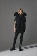 Stella Vest Puffer - Black Fade