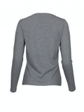Arch Logo LS T-shirt - Grey Melange - GANT - T-skjorter & Topper - VILLOID.no