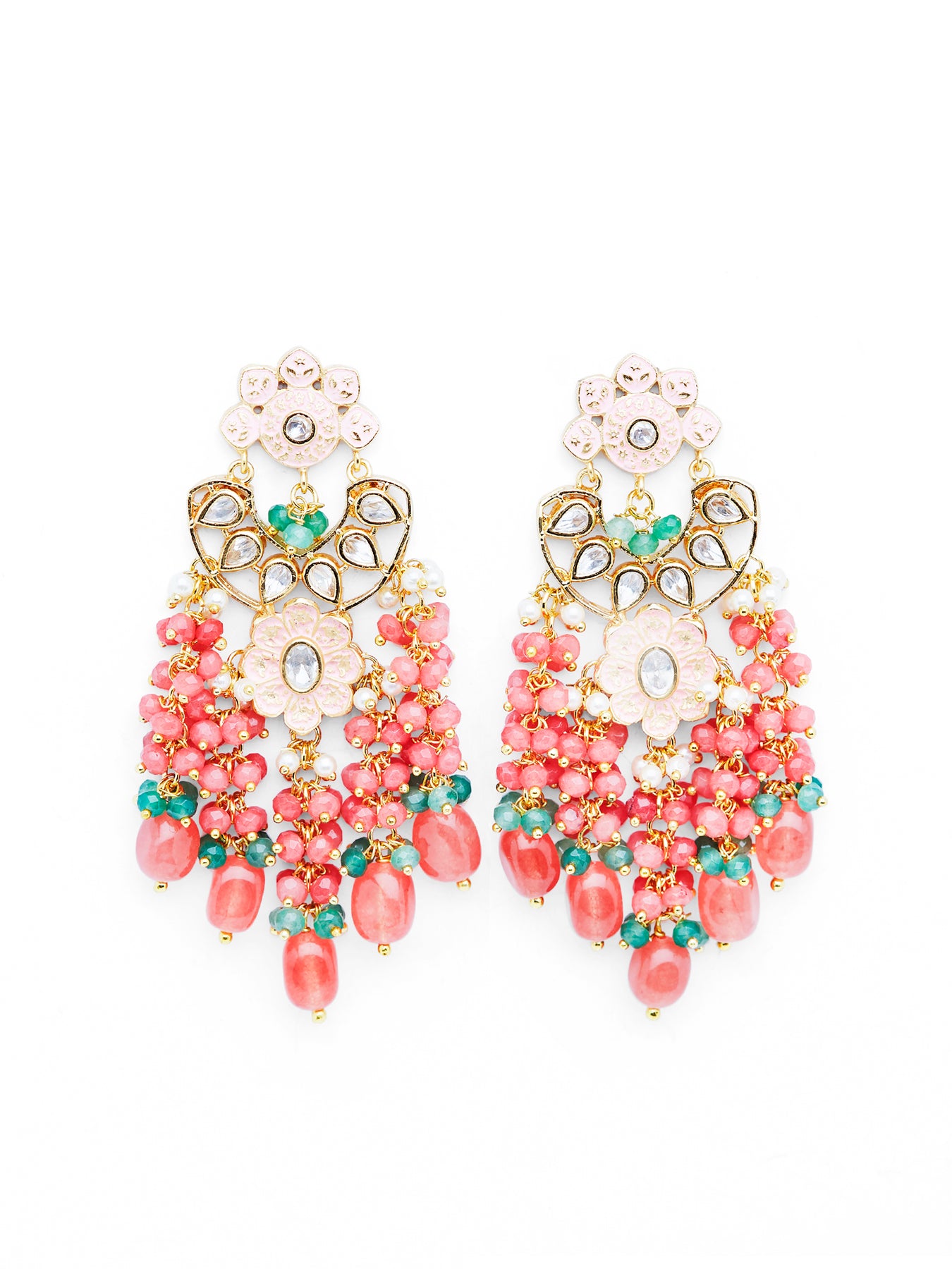 Jade You Are Glorious Earrings - Pink