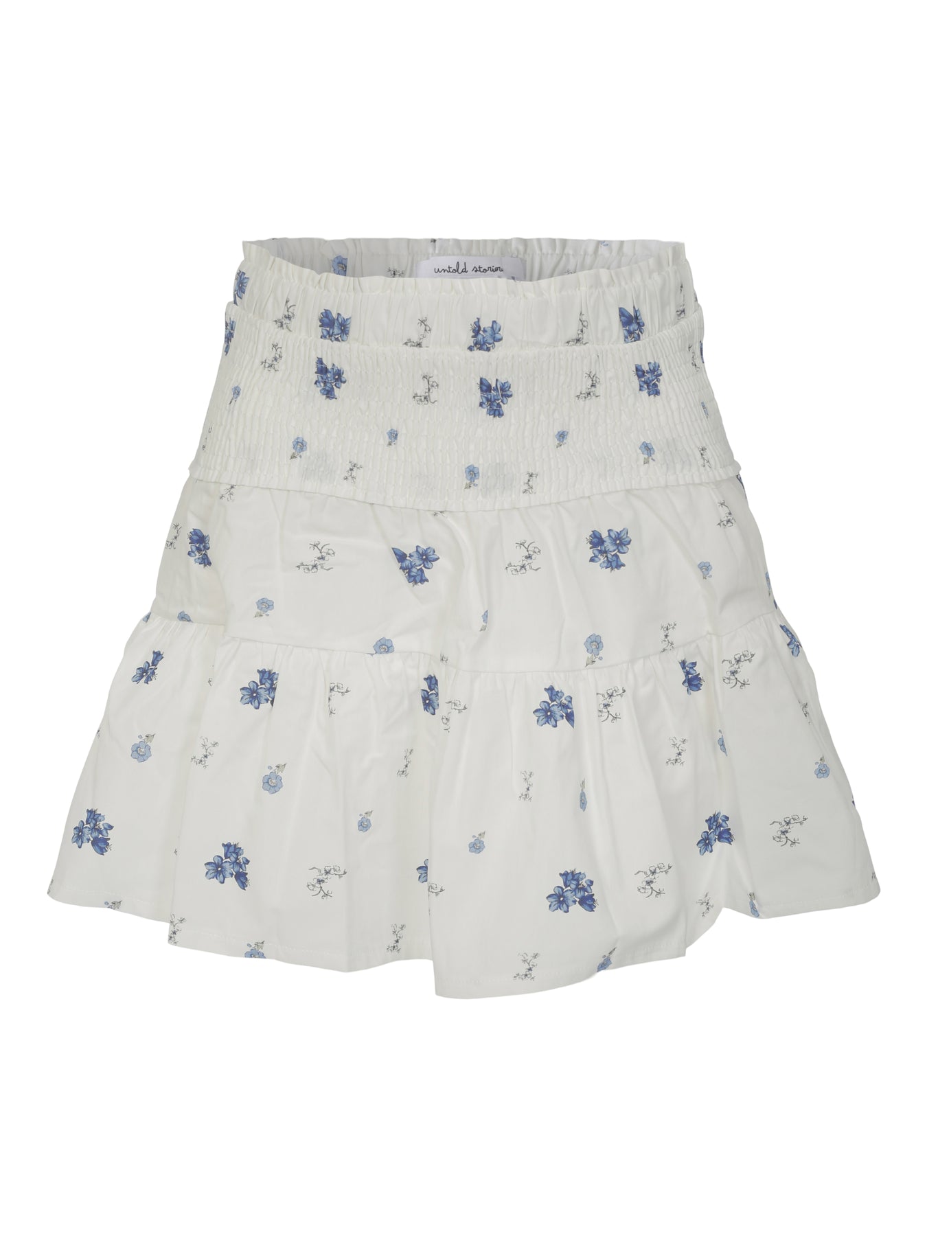 Jamie Ruffle Skirt - Blue Flower