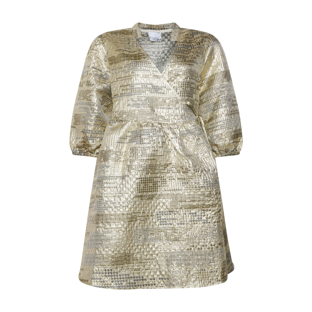 Jannie Aya Dress - Gold Mix