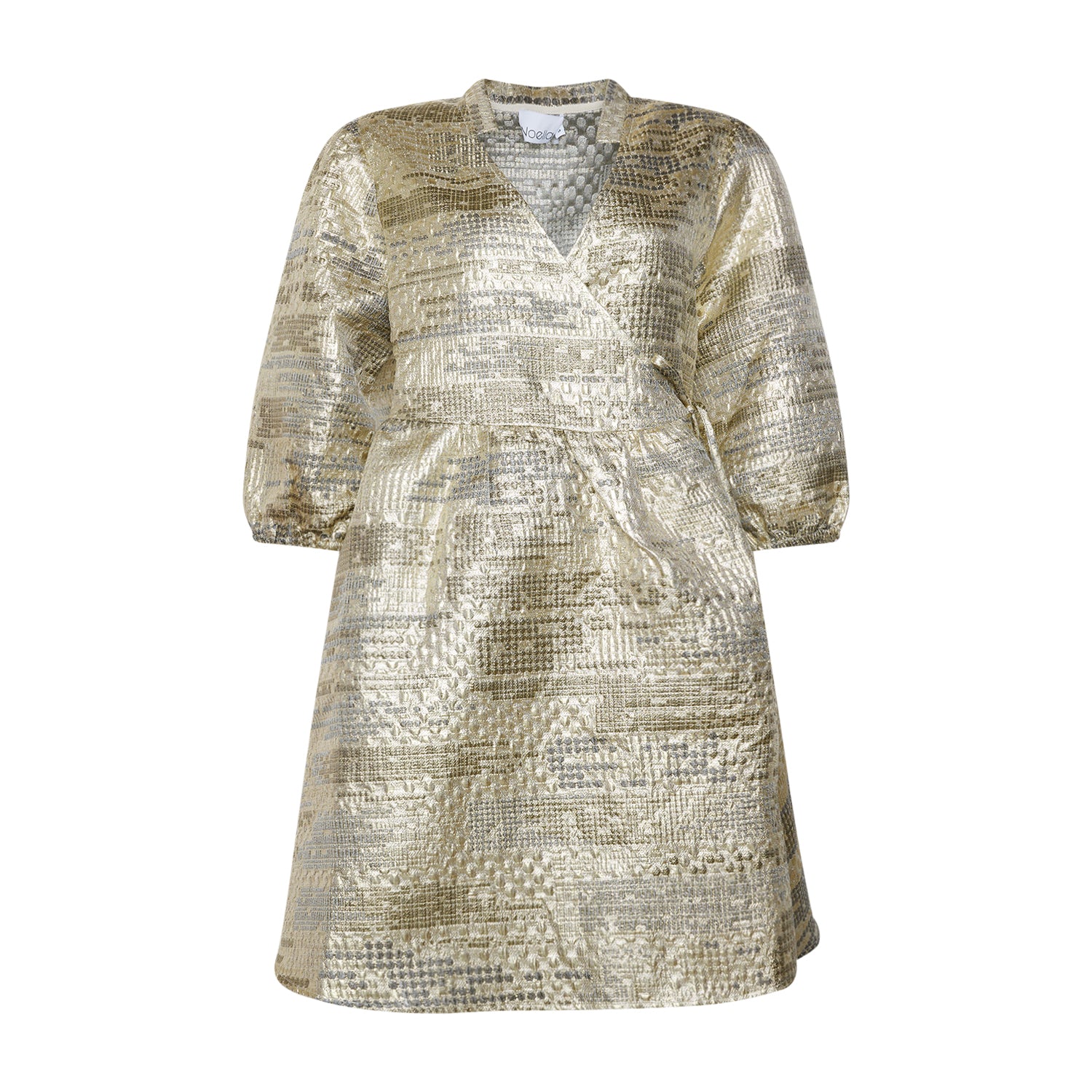 Jannie Aya Dress - Gold Mix