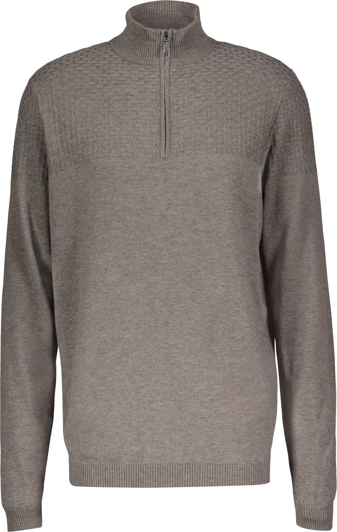 Halvsten Sweater - Mid Brown Melange