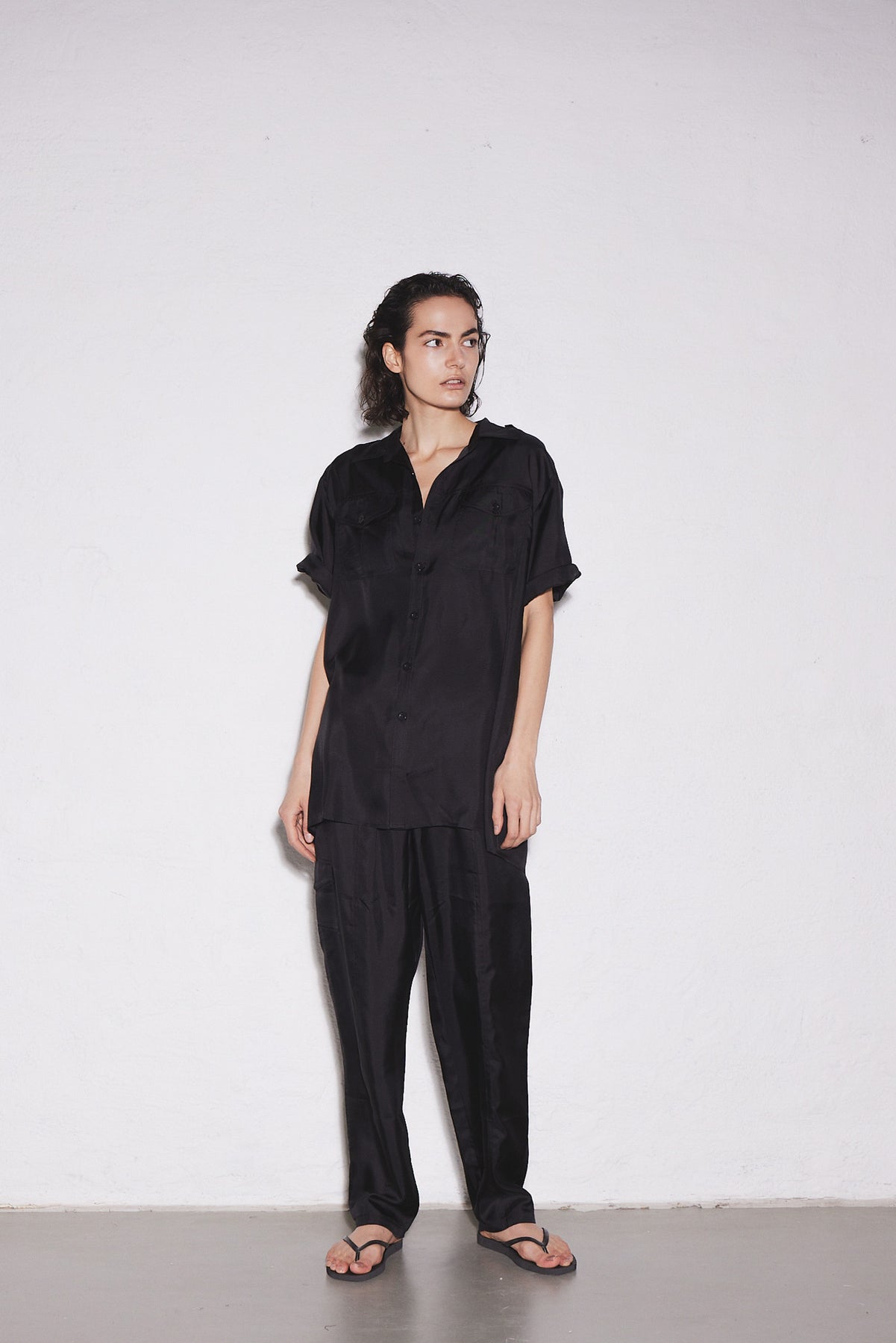 Bolé Pant Silk - Black