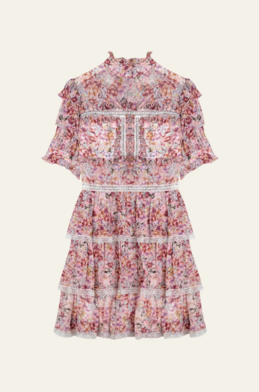 Harlow Dress - Sorbet Floral - By Malina - Kjoler - VILLOID.no