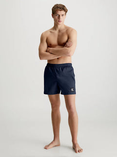 Medium Drawstring - Navy Iris