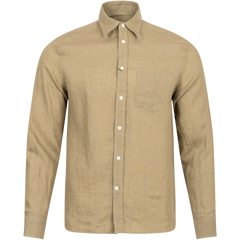 Clean Linen Slim Shirt - Aloe