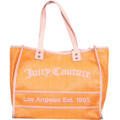 Rosmarie Straw Large Shopping - Peach/Pink