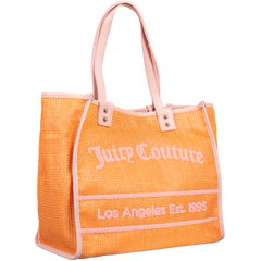 Rosmarie Straw Large Shopping - Peach/Pink