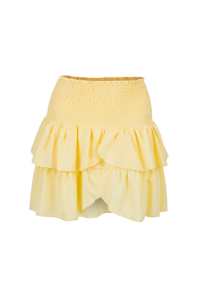 Carin Skirt - Yellow - Neo Noir - Skjørt - VILLOID.no