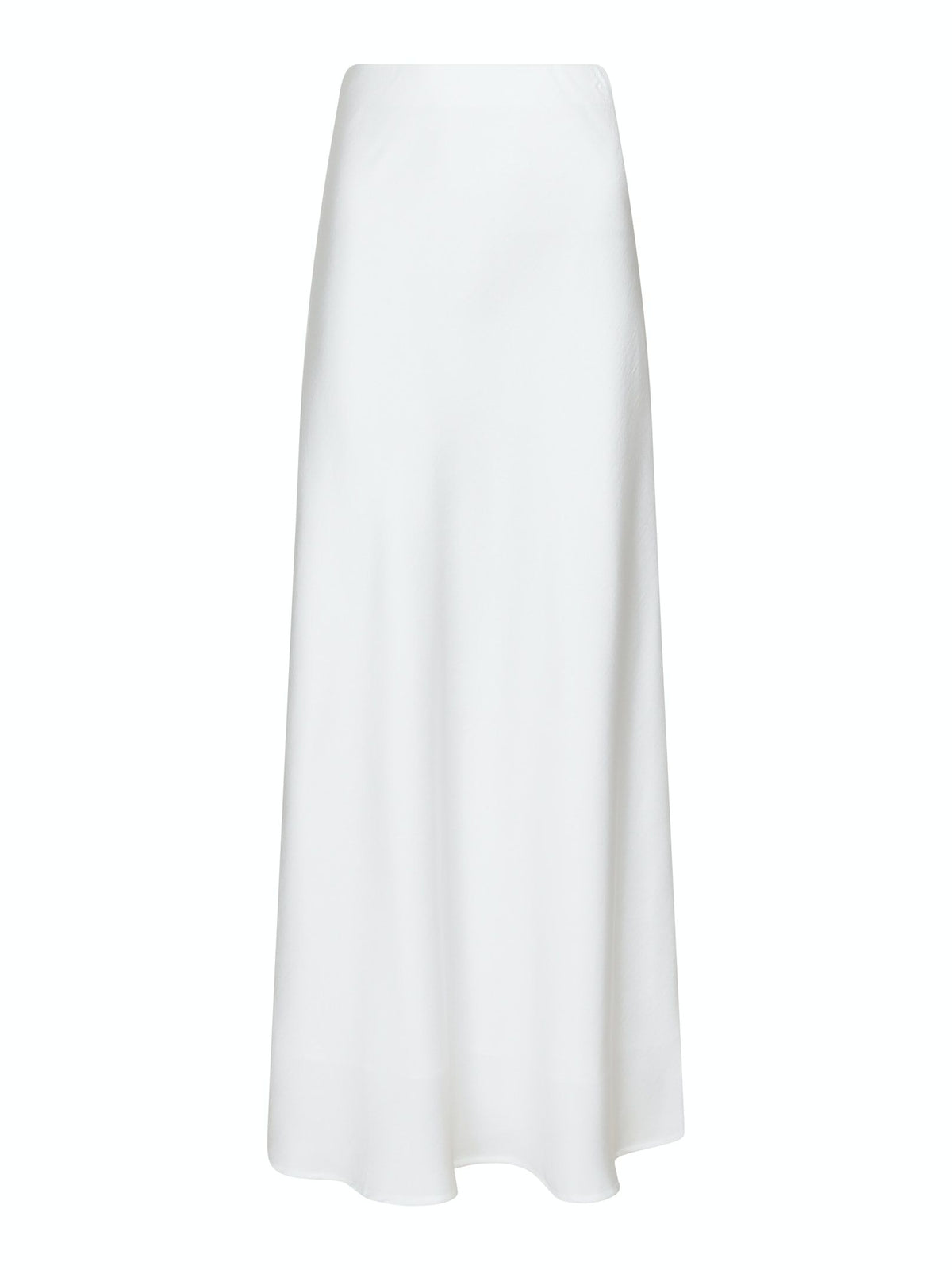 Klea Heavy Sateen Skirt - White