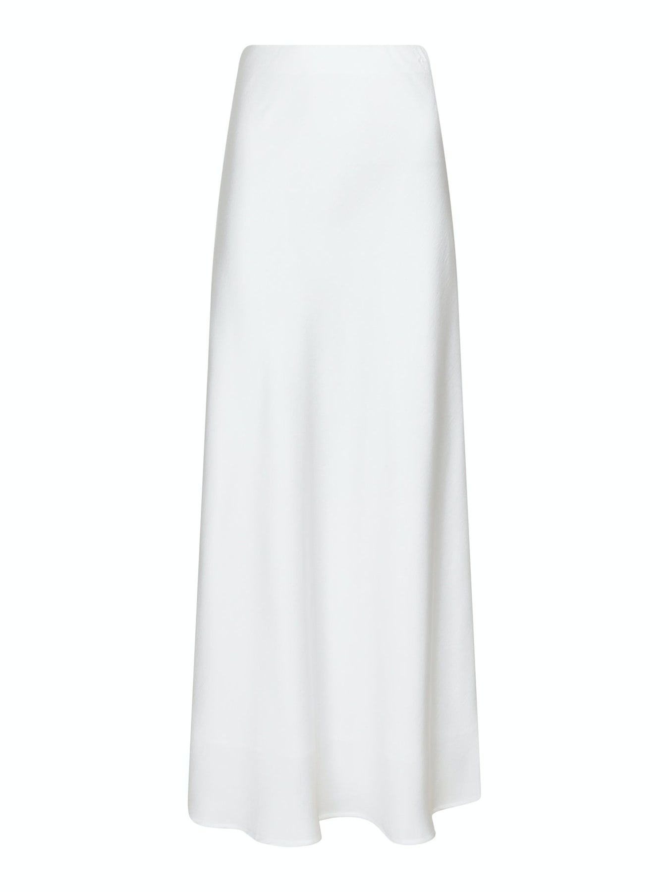 Klea Heavy Sateen Skirt - White