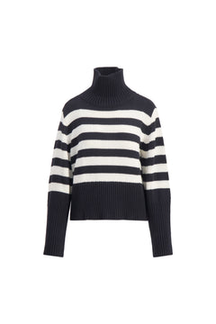 Koster Stripe Knit - Navy