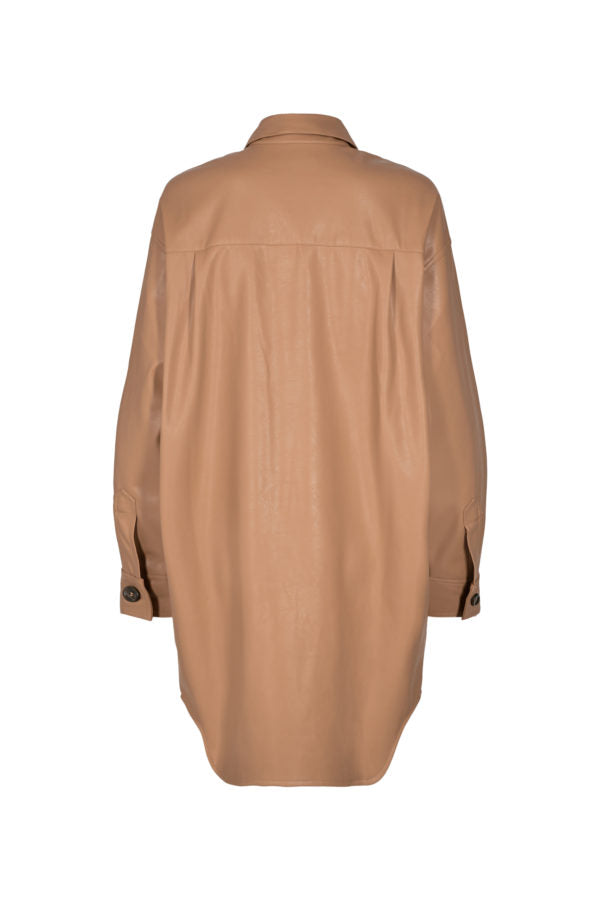 Marie Shirt Dress - Camel - Designers Remix - Kjoler - VILLOID.no
