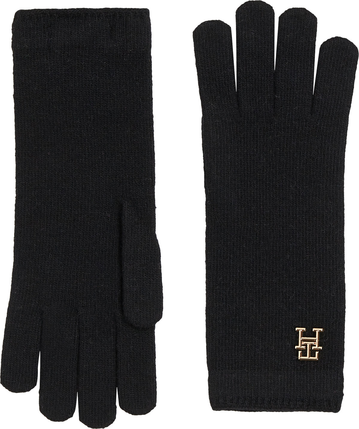 Limitless Chic Wool Gloves - Black