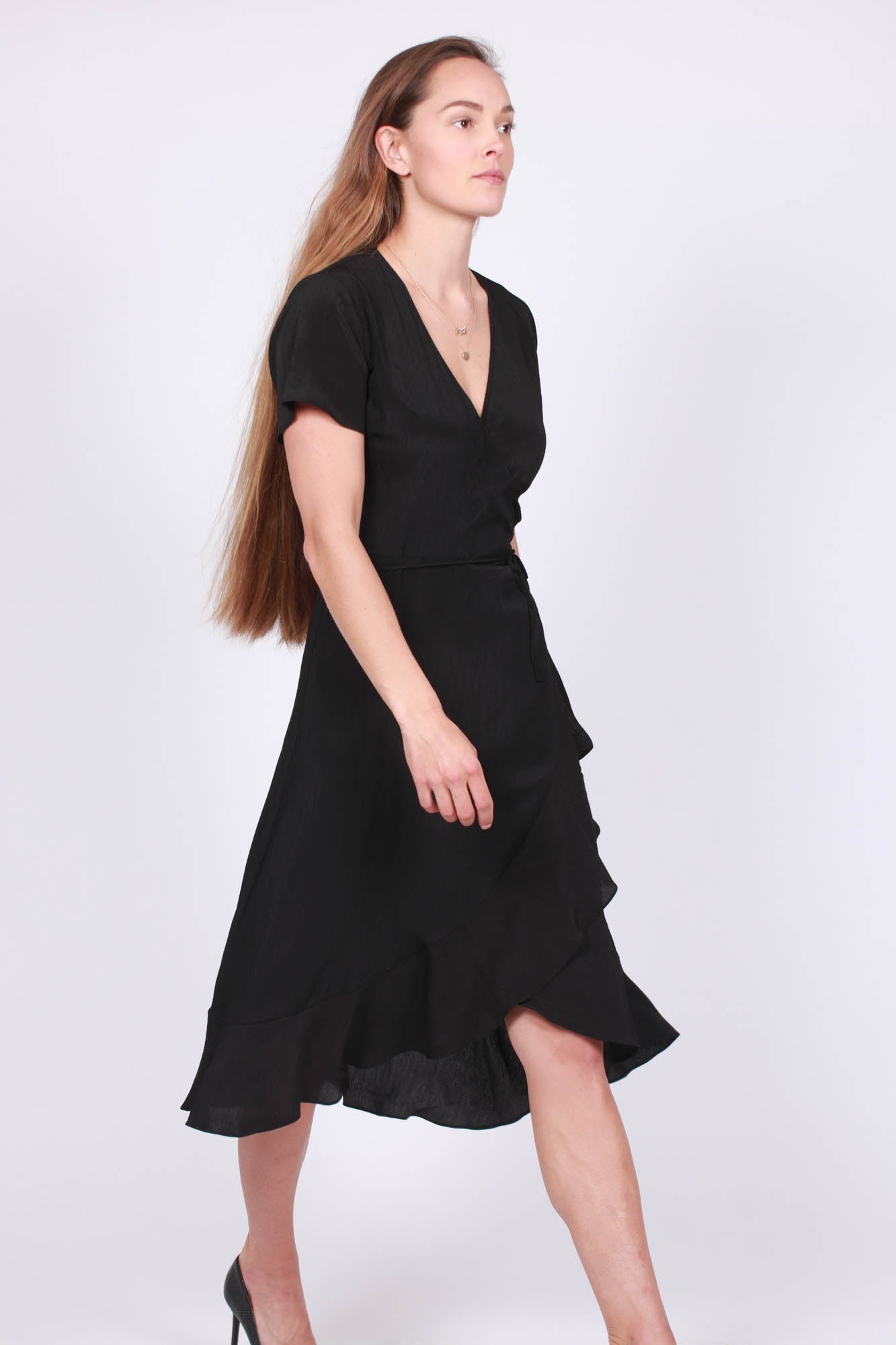 Magga Structure Dress - Black - Neo Noir - Kjoler - VILLOID.no