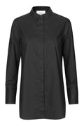 Larkin LS Classic Shirt - Black - Second Female - Bluser & Skjorter - VILLOID.no