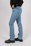 Low Rise Straight Leg - Light Blue