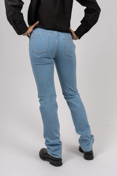 Low Rise Straight Leg - Light Blue