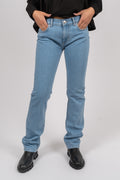 Low Rise Straight Leg - Light Blue