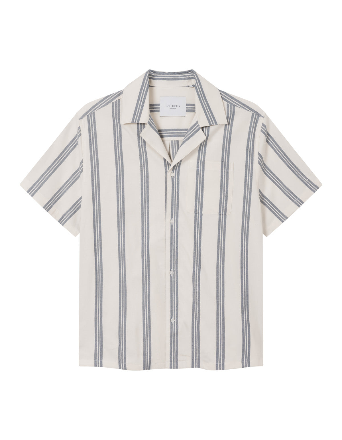 Lawson Stripe Ss Shirt - Ivory/India Ink