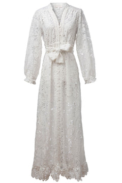 Lenna Maxi Dress - White