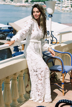 Lenna Maxi Dress - White