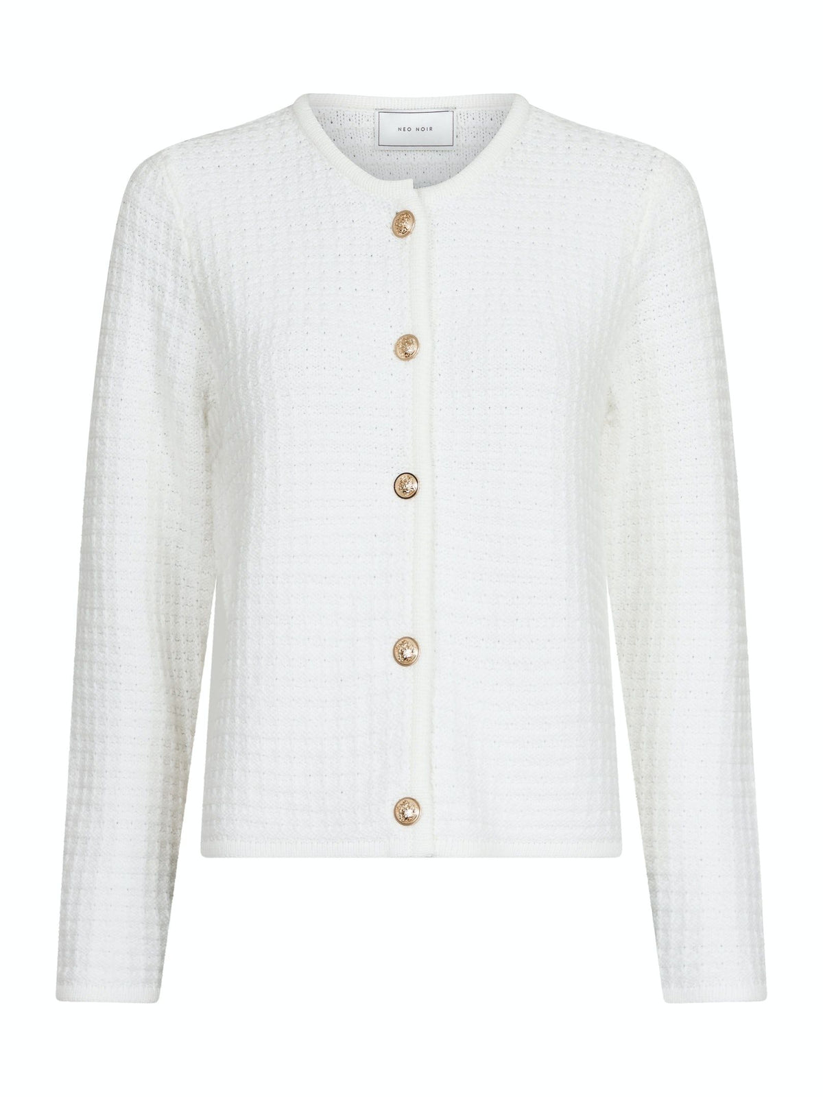 Limone Knit Jacket - White