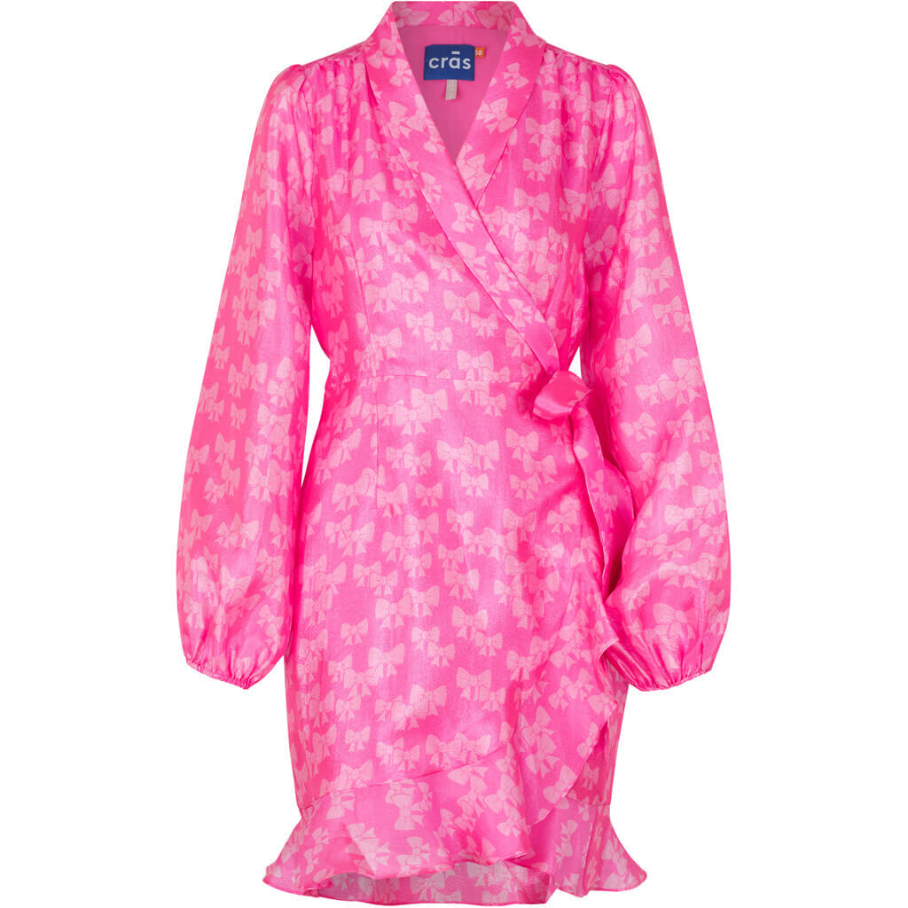 Linda Dress - Bow Pink