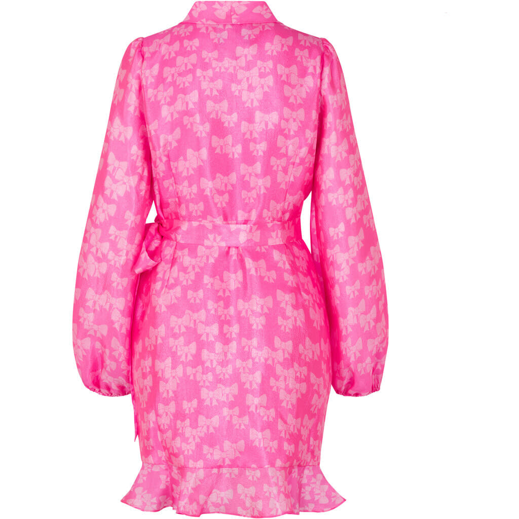 Linda Dress - Bow Pink