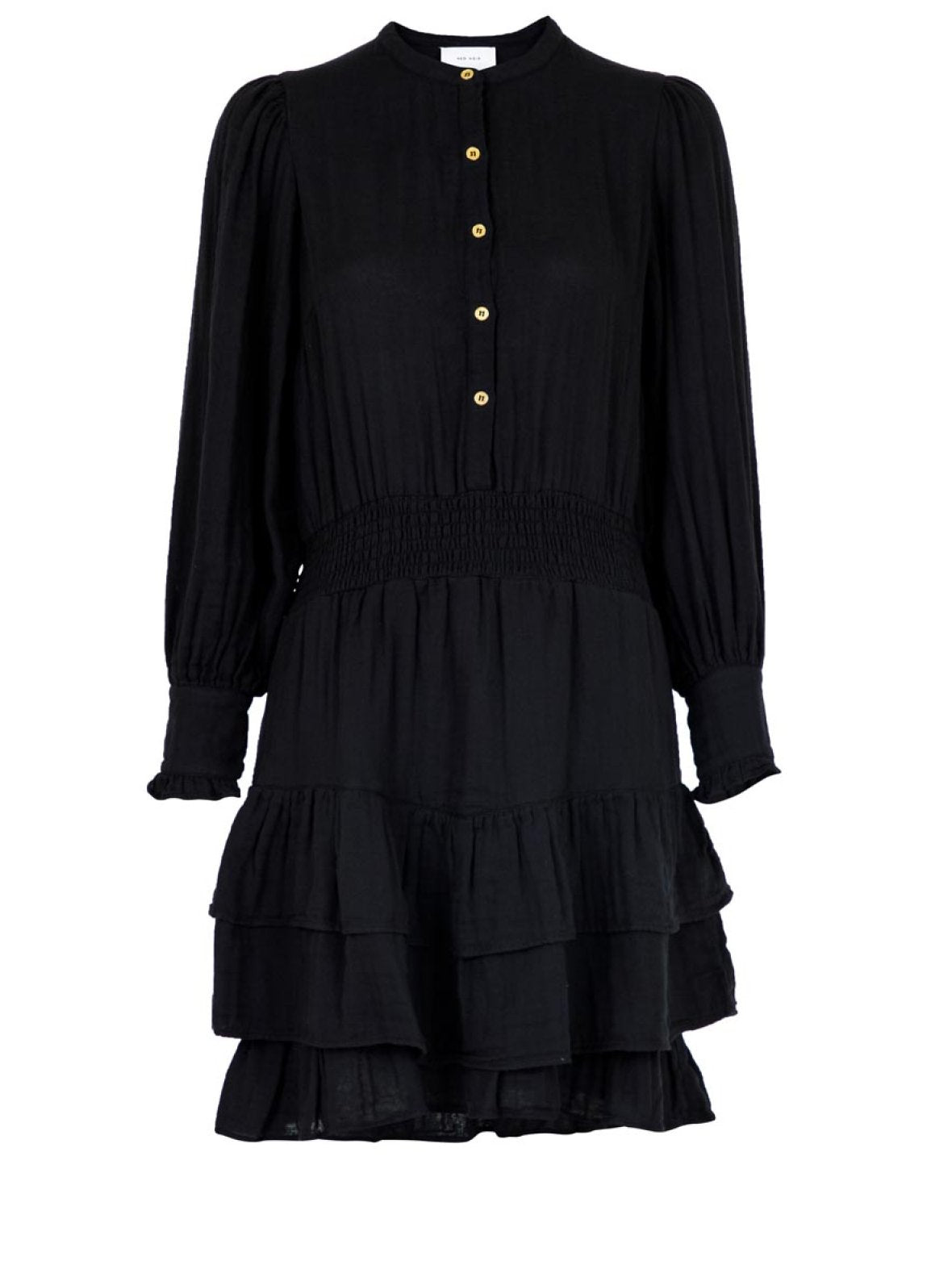Bimba Gauze Dress - Black - Neo Noir - Kjoler - VILLOID.no
