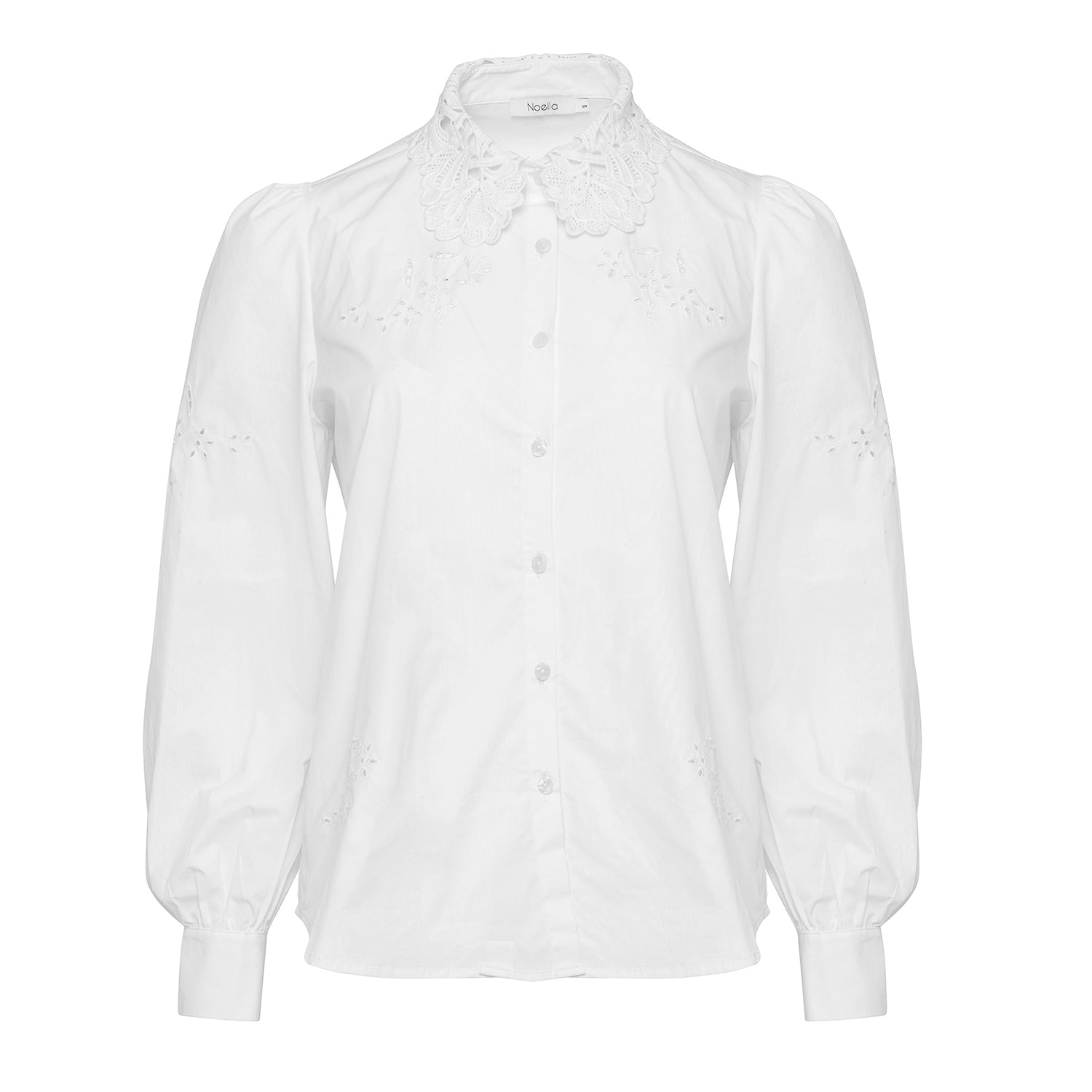 Lucille Shirt - White Lace
