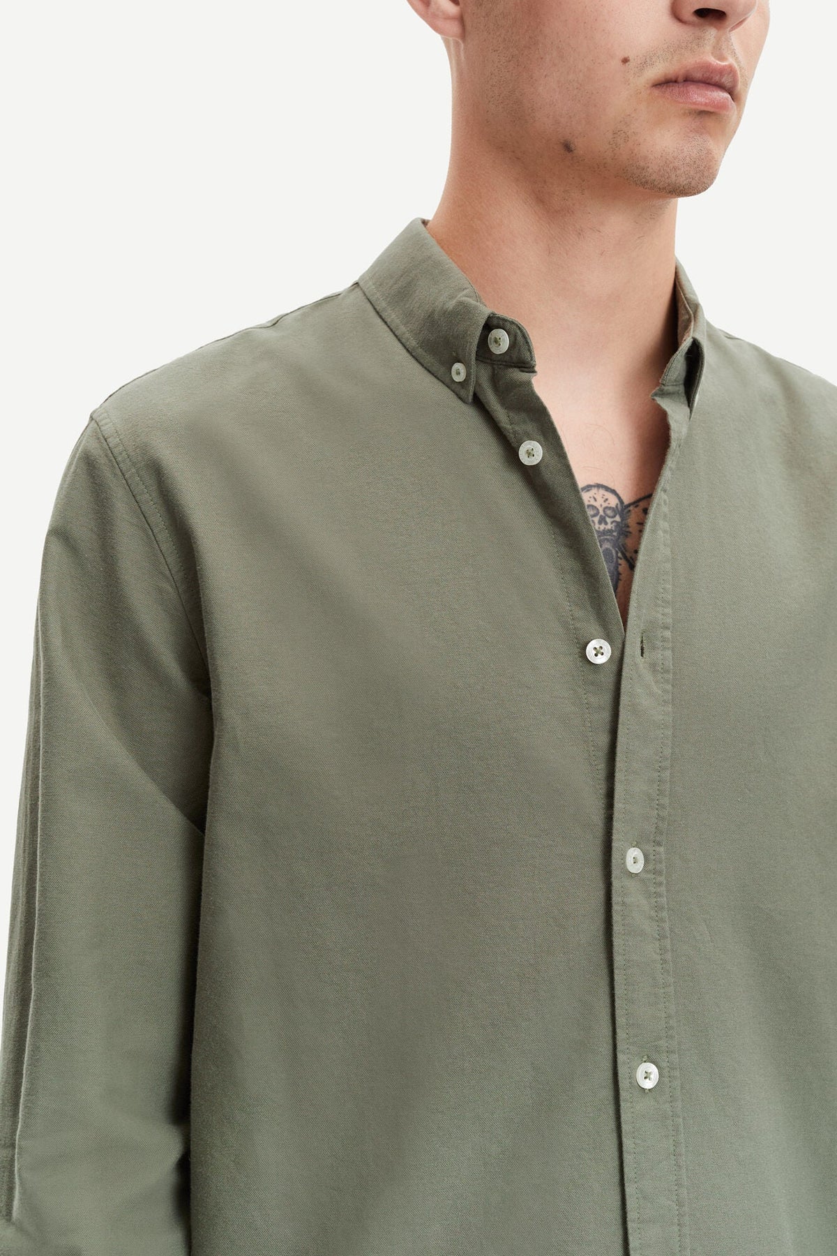 Liam BX Shirt - Deep Lichen Green