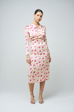Margot Marseille Long Dress - Marseille Rose
