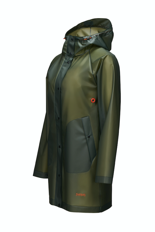 Basel Raincoat - Olive - SWIMS - Jakker - VILLOID.no