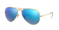 Aviator Large Metal - Cry.green Mirror Multi. Blue - Ray Ban - Tilbehør - VILLOID.no