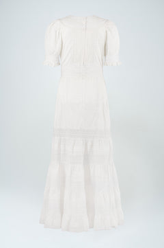 Mio Long Dress - White