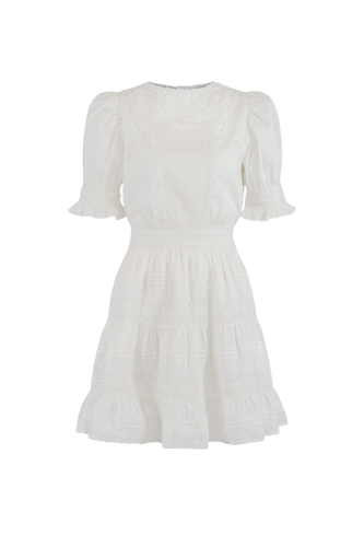 mio mini dress Pia Tjelta - Kjoler - Mio Short Dress - White