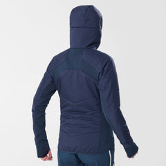 M White Primaloft Hoodie - Saphir
