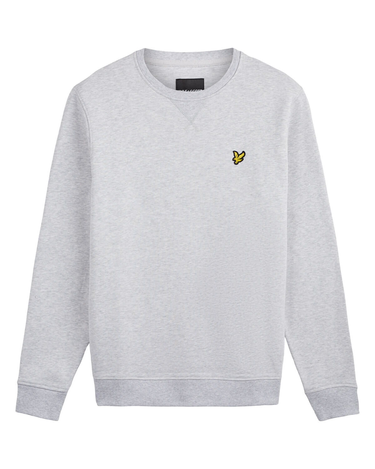 Crew Neck Sweatshirt - Light Grey Marl