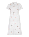 Elvyne Ss Emb Dress - Bright White